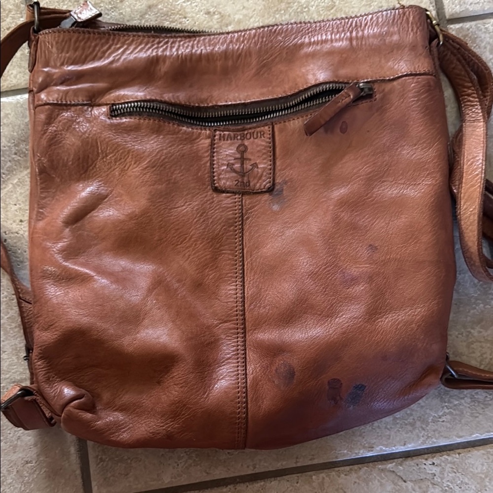 Brown Leather Men's Bag